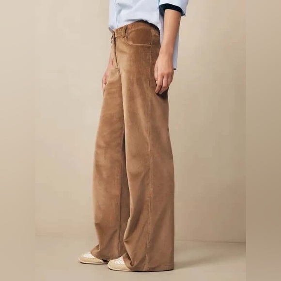 TWP Varick Pant In Stretch Velvet - Picture 2 of 5